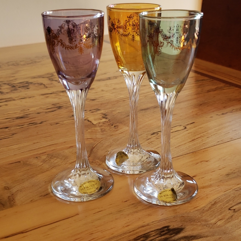 Antique Cordial Glasses - final markdown - Firm